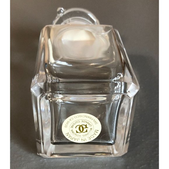 Williams Sonoma Grande Cuisine 24% Lead Crystal Kame Glass Bottle w Lid EUC - Picture 4 of 16